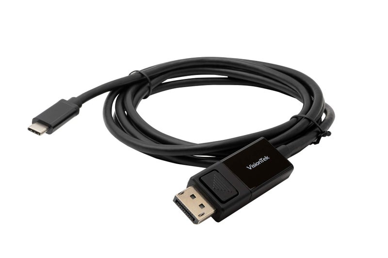 VisionTek USB-C to DisplayPort 1.4 (M/M) Cable - 2 Meter / 6 Feet (901289) - Image 1